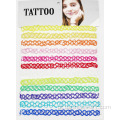 Moda Neon Multi cor Handmade tatuagem colar gargantilha